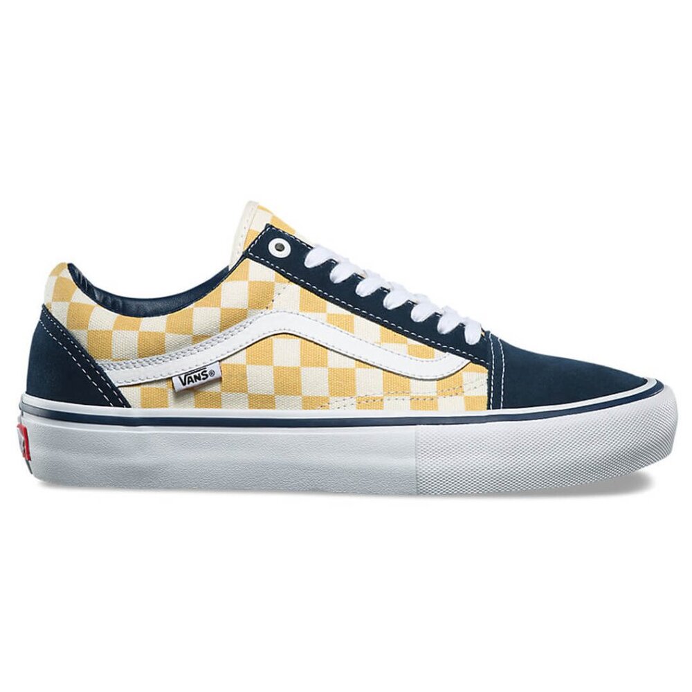 Vans Women's 6.5 US Shoes Yellow Canvas Off the Wall Checkered Skater